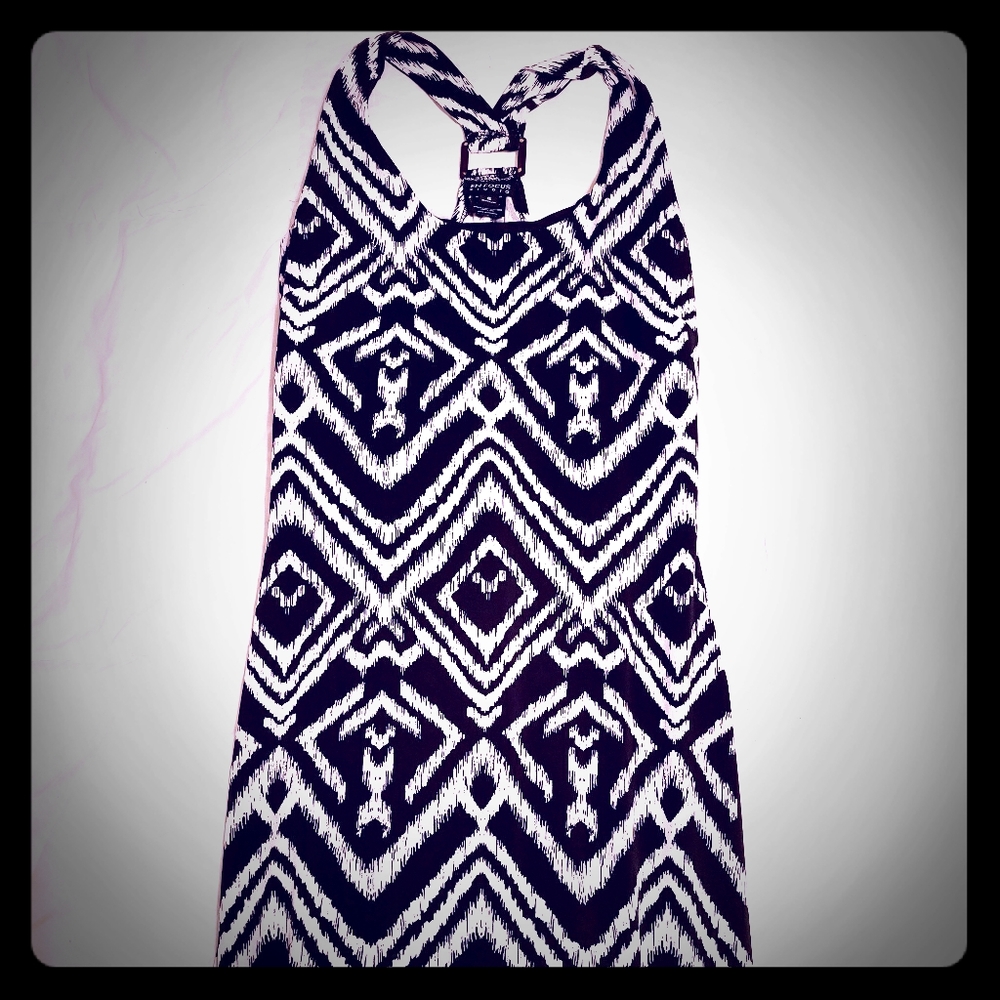 Black and White Maxi Dress